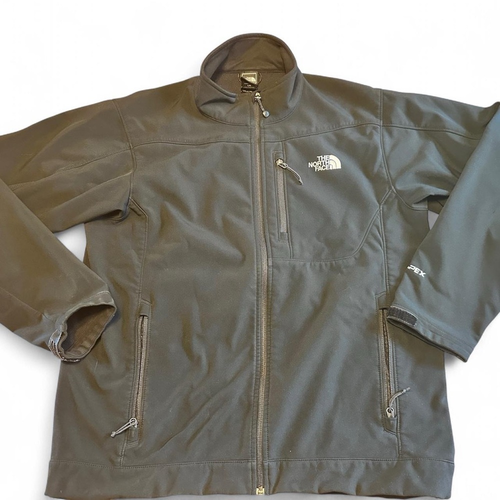 The North Face Mens Size L Apex Bionic Softshell Black Jacket